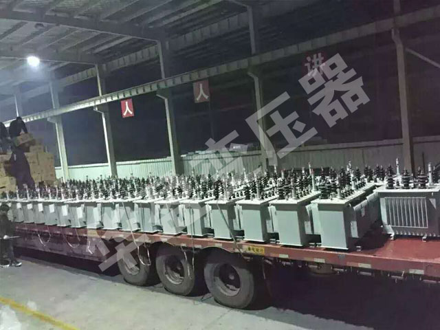 曲靖非晶合金变压器发货现场